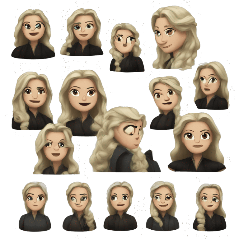 Kelly McDonald as narcissa emoji