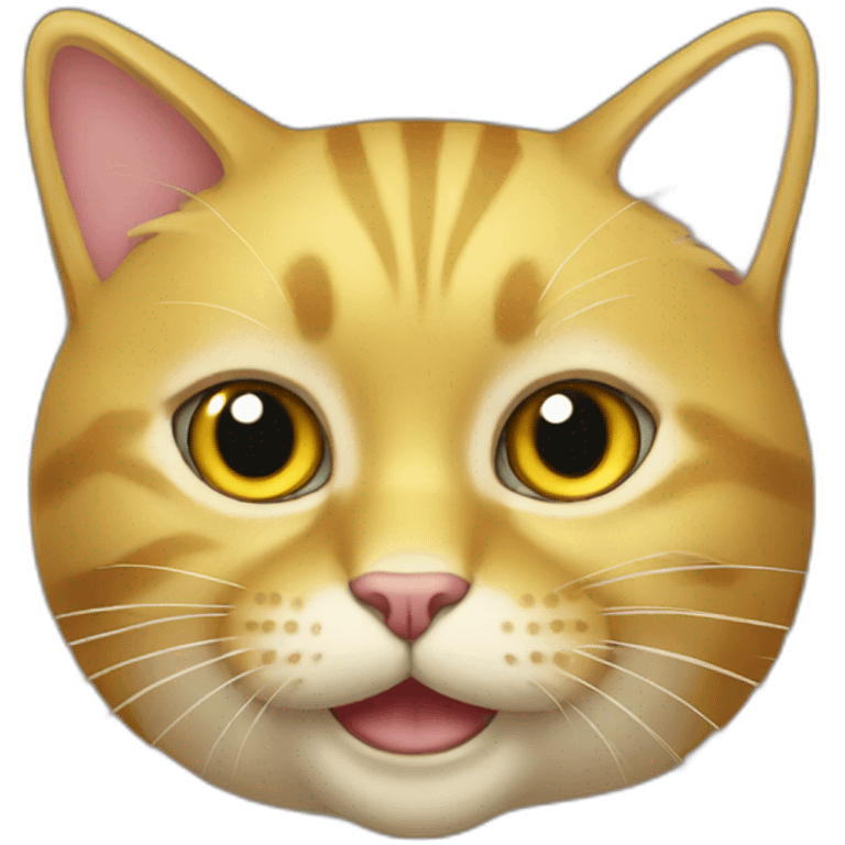 gold cat emoji