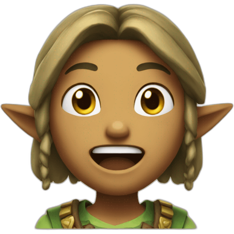 Zelda who laugh out emoji