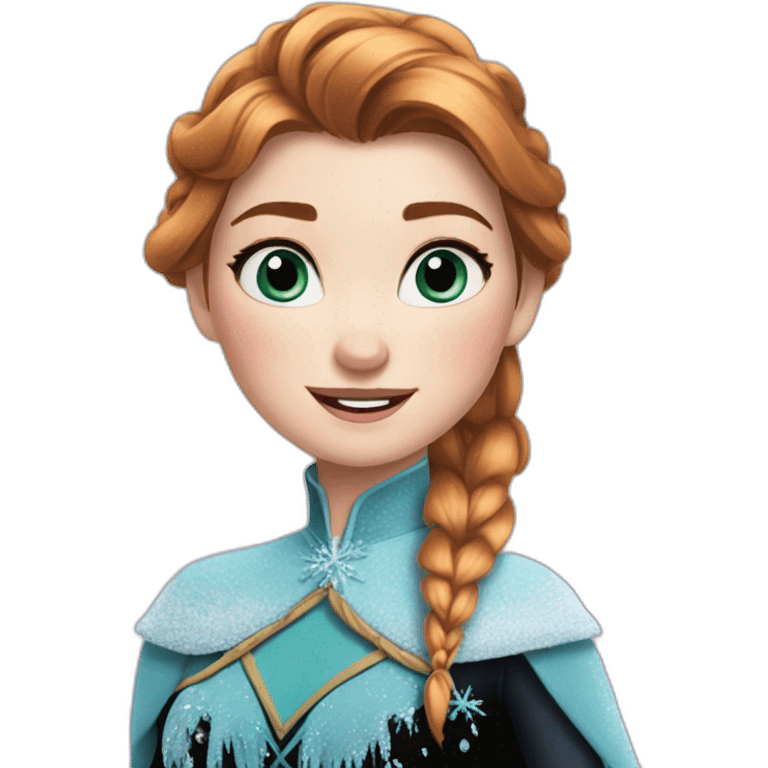 Frozen Anna emoji