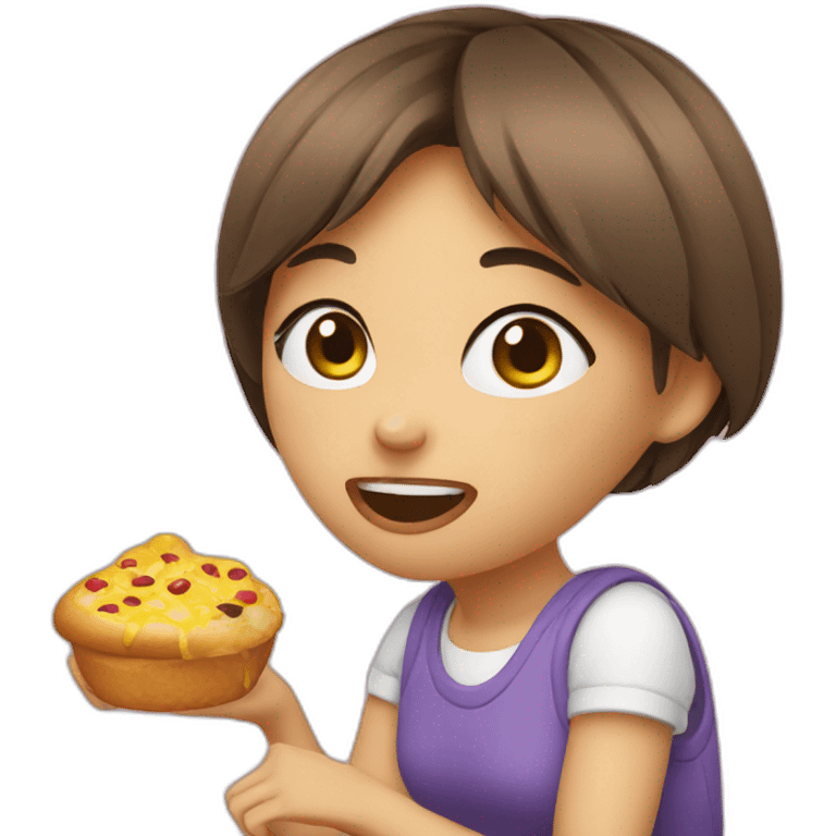 Hungry girl emoji