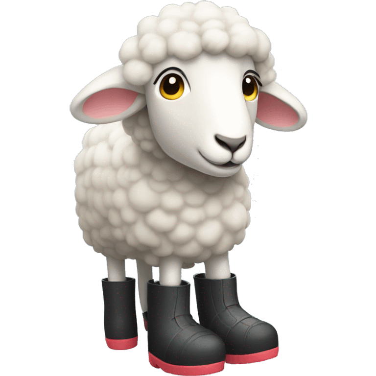 Profile Sheep with rain boots emoji