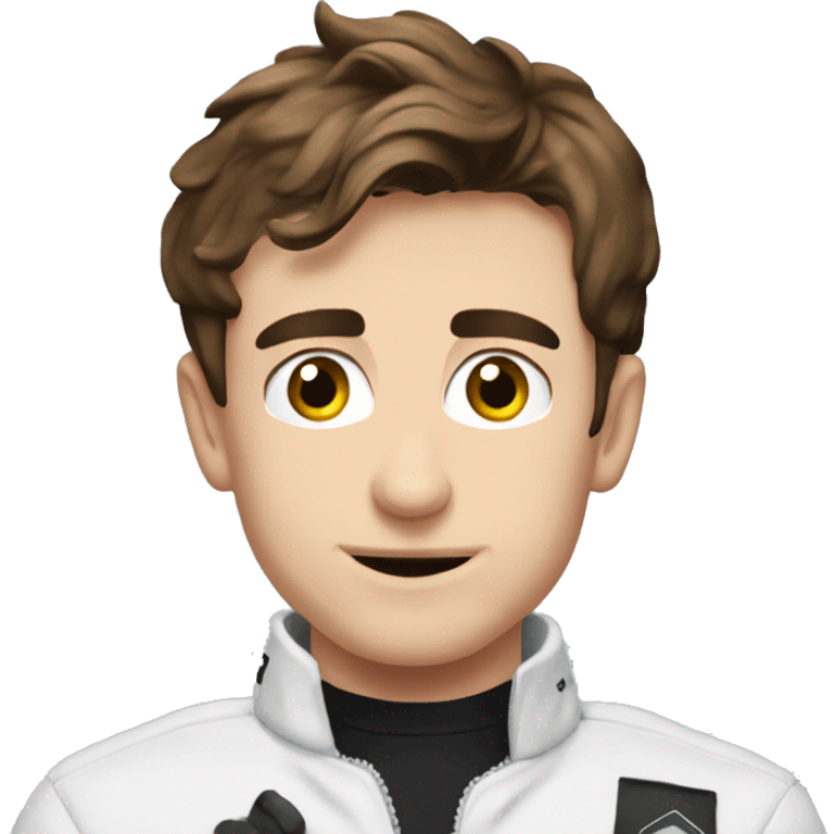 Charles Leclerc saying “I am stupid” emoji