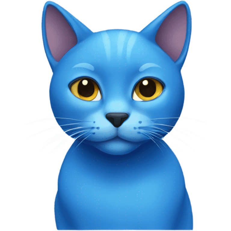 blue cat emoji