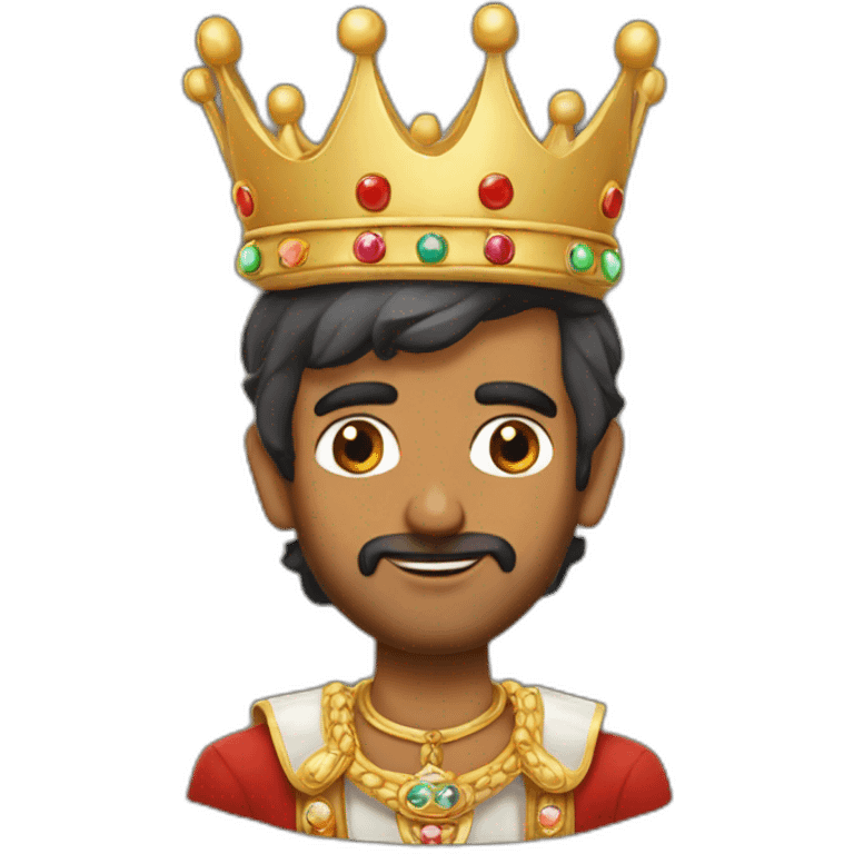 Punith Rajkumar with crown emoji