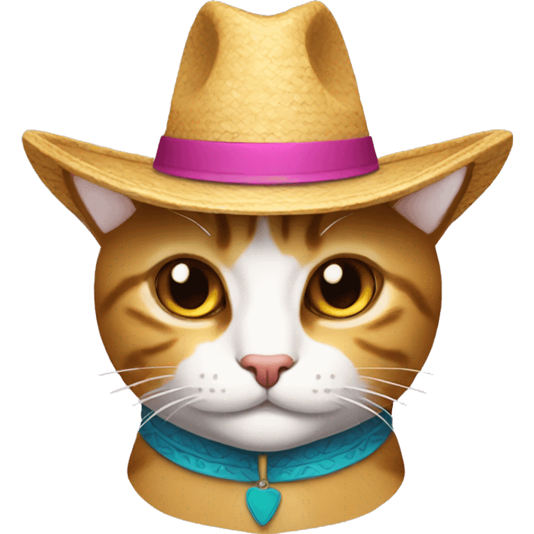 Gato con sombrero  emoji