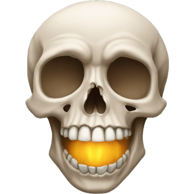 smelly skull emoji