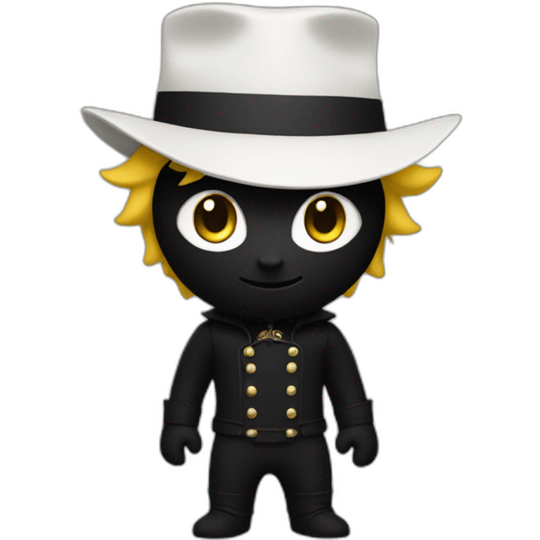 Chat noir et blanc  emoji