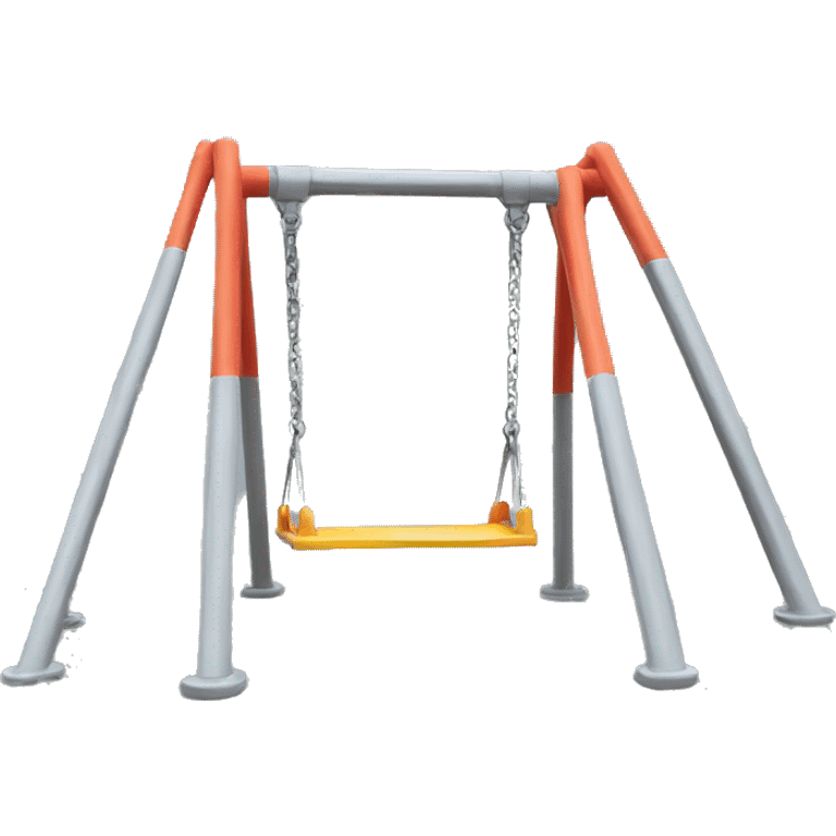 Metal swing set emoji