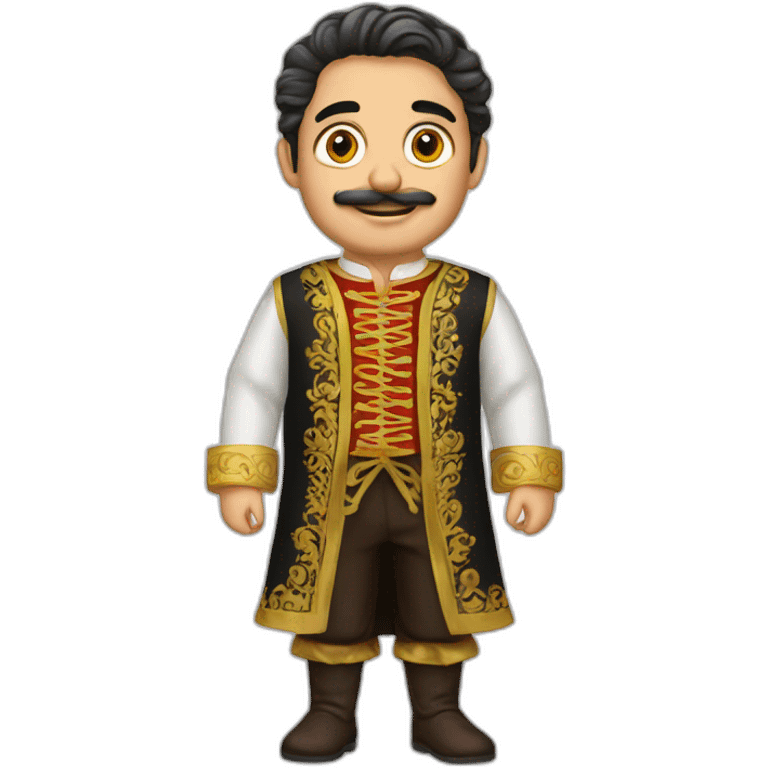 Costume Espagnol traditionnel homme emoji