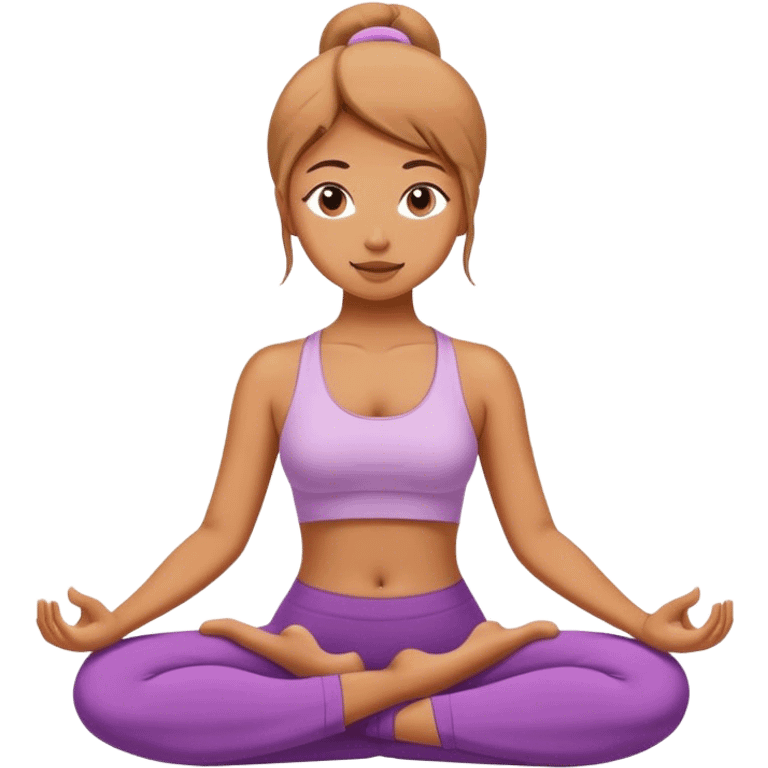 yoga girl emoji