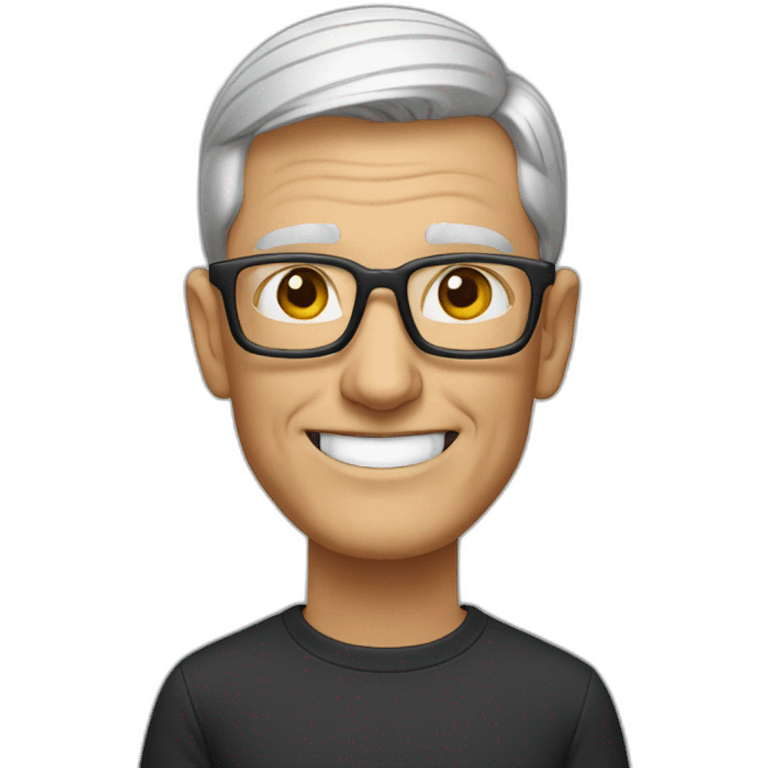 tim cook high emoji