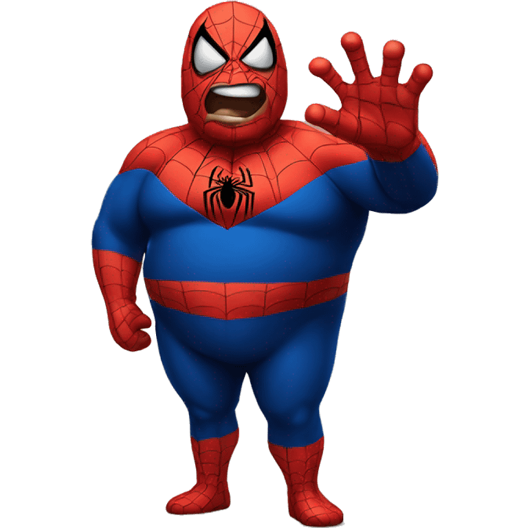 Fat fat fat spiderman emoji