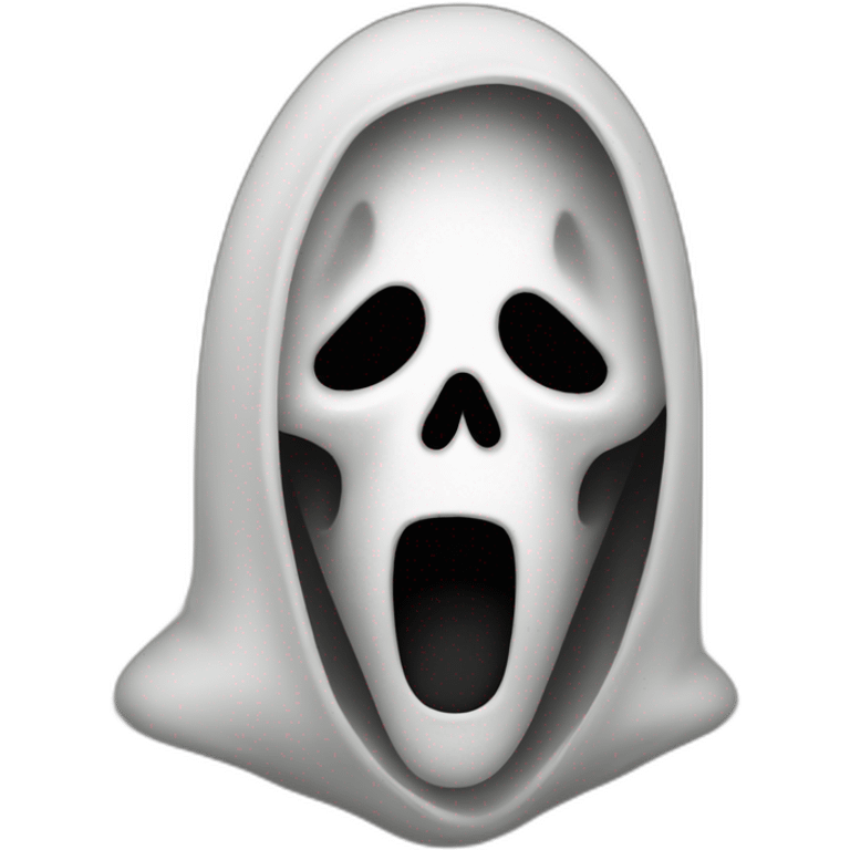 ghostface scream emoji