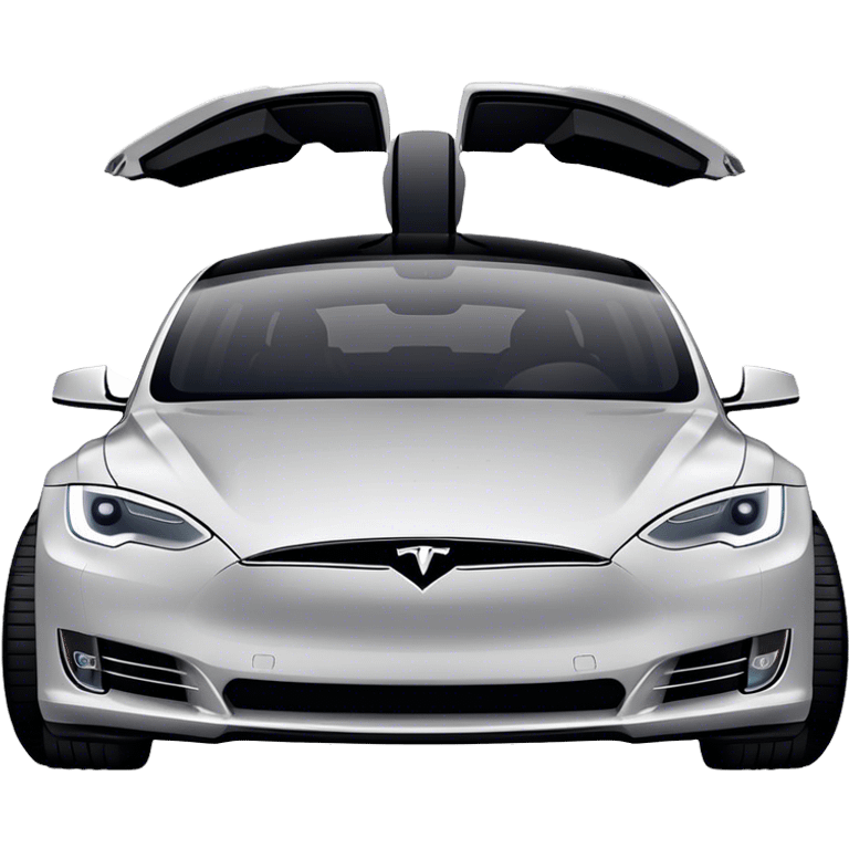 Tesla Model S - Tesla (Model Year: 2022) (Iconic colour: Silver) emoji