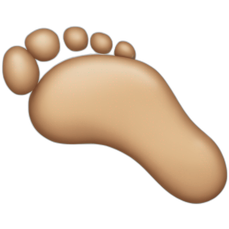 Foot emoji