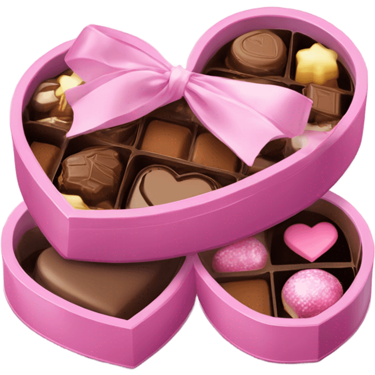 box of chocolates pink emoji