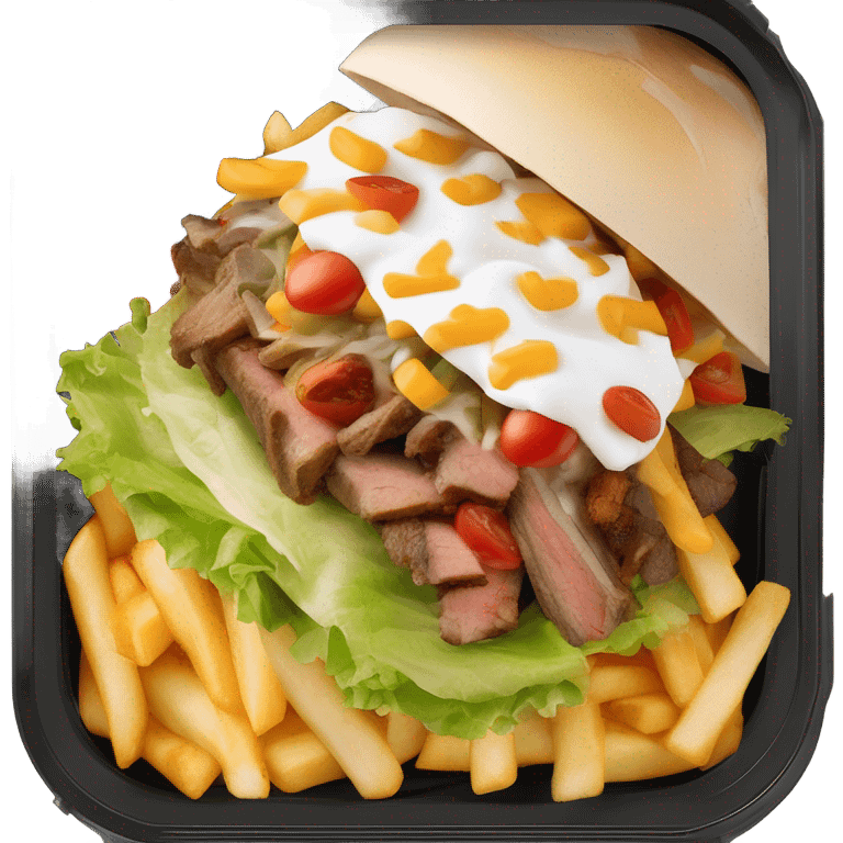 angry Dutch kapsalon dish  emoji