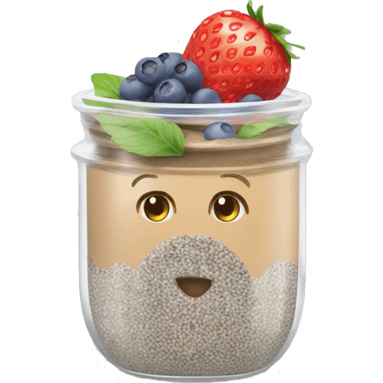 Chia seed pudding emoji