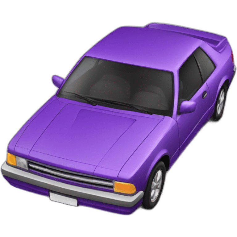 purple car emoji