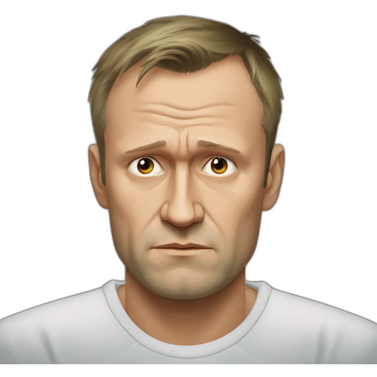 sad navalny in jail emoji