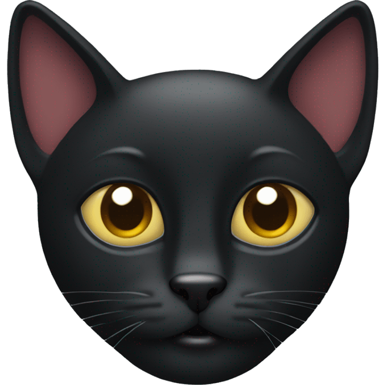 Christmas black cat emoji