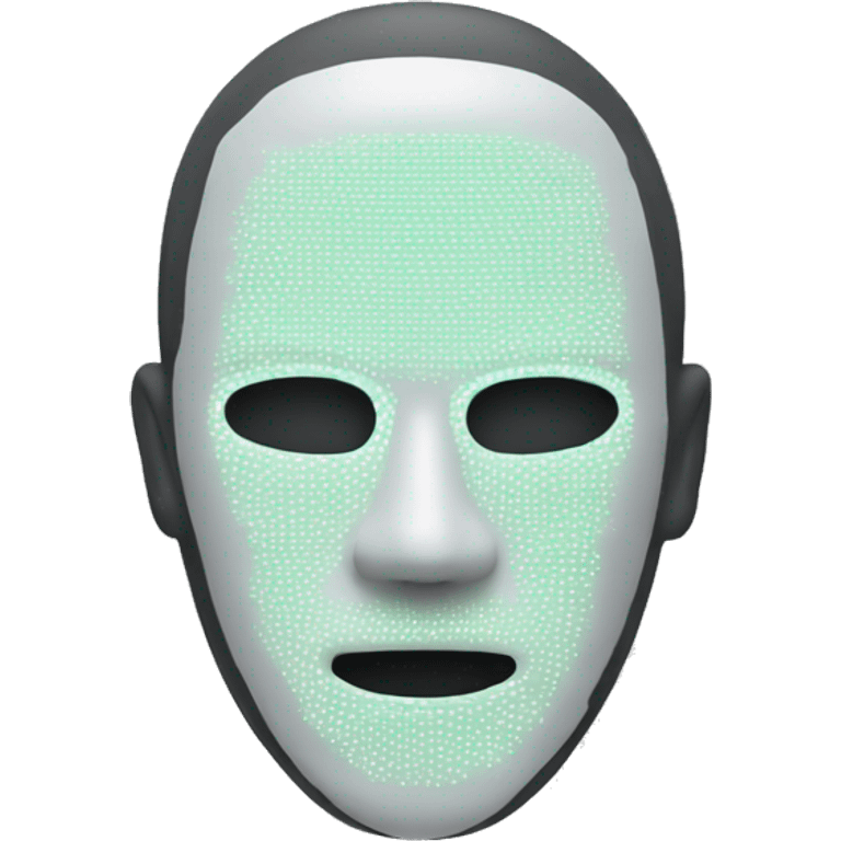 LED face mask emoji