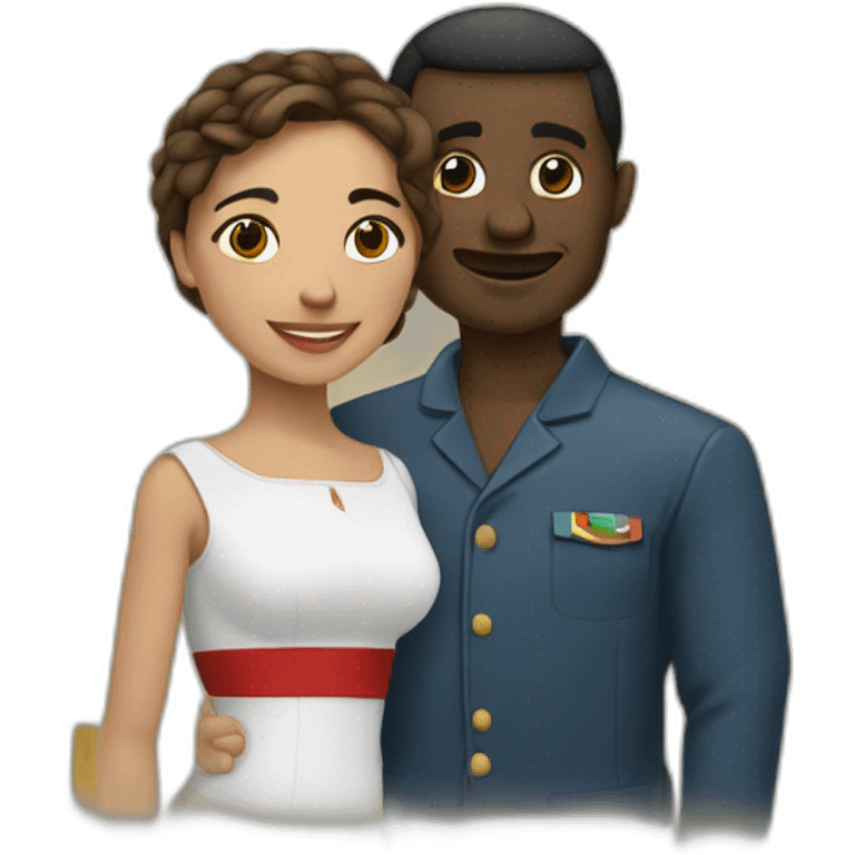 Un sénégalais et un portugais emoji