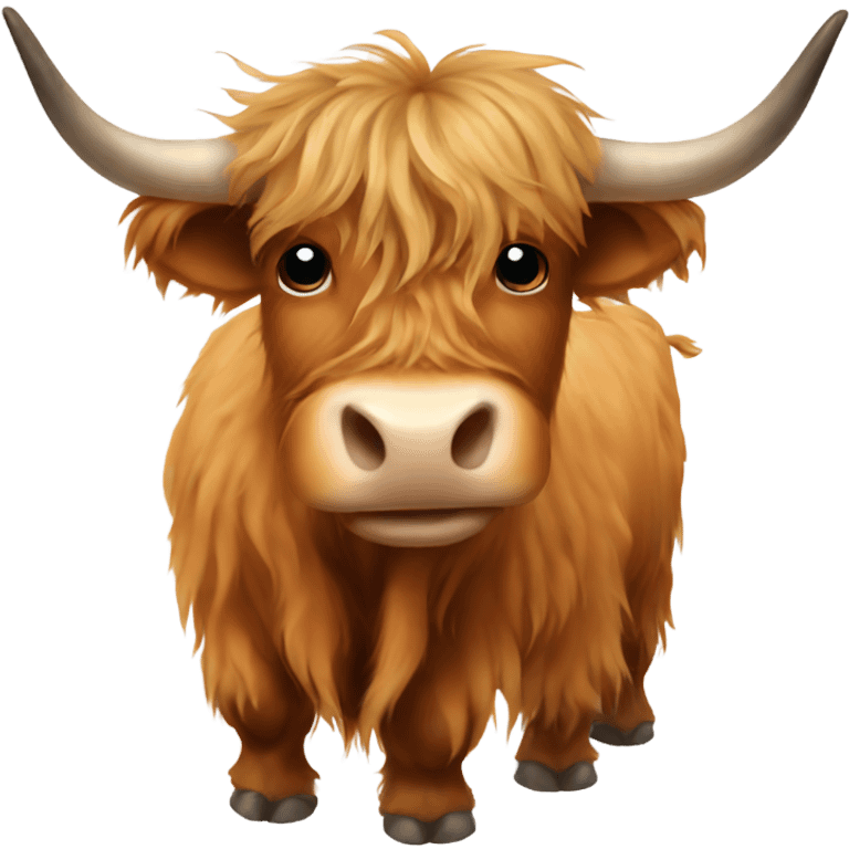 Longhorn highland cow emoji