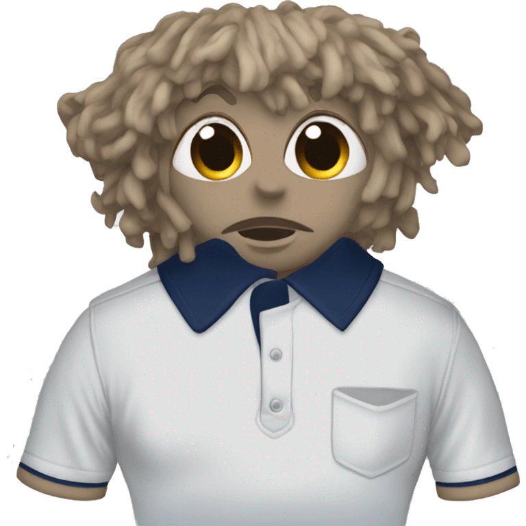 Navy Blue polo t-shirt emoji