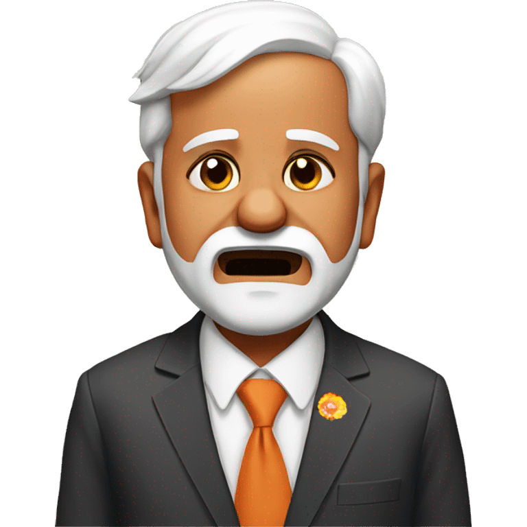 Narendra Modi crying emoji