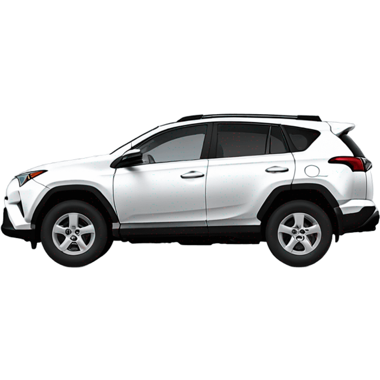 White Toyota RAV4 emoji