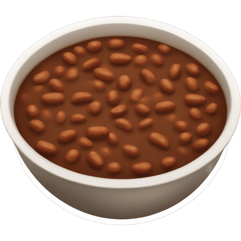 bowl of brown chili emoji