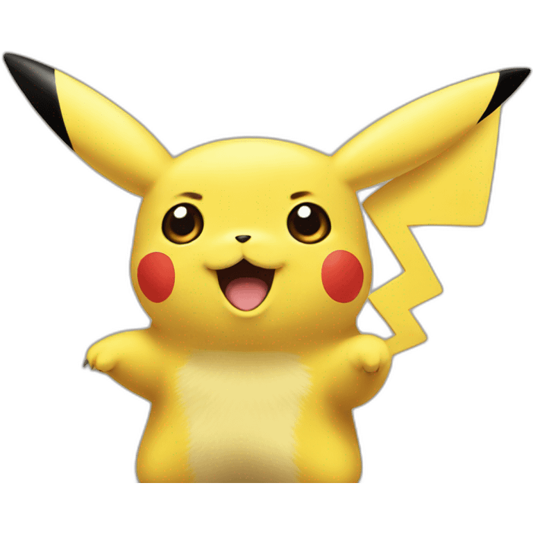 Pikachu surprised emoji