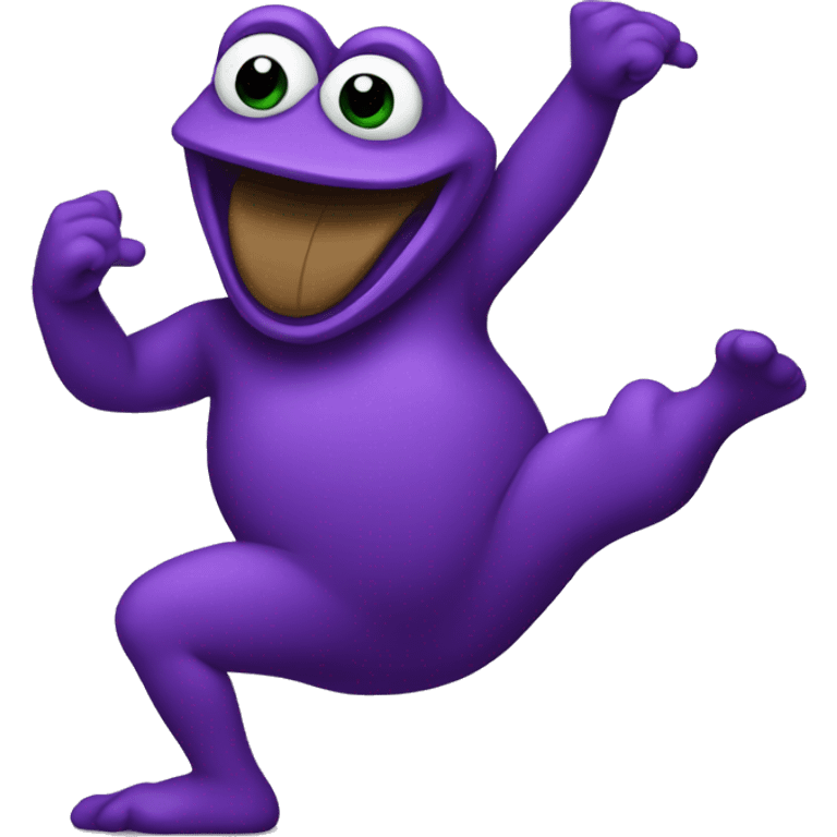 purple pepe dancing emoji