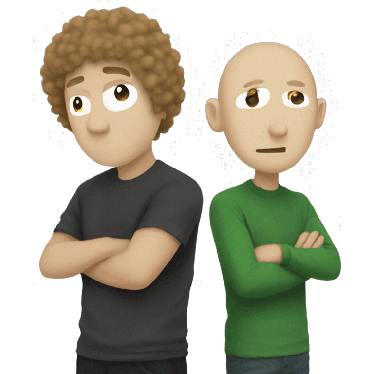 gigachad and baldi emoji