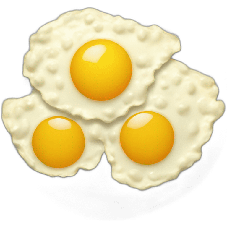 a plate of scrambled eggs emoji