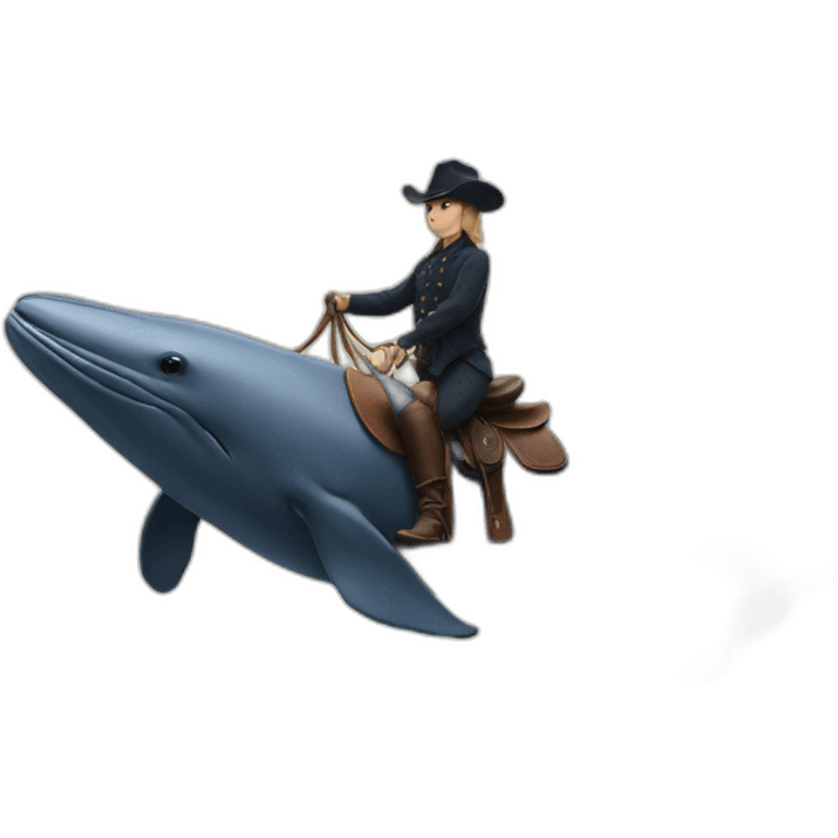 Whale on a horse emoji