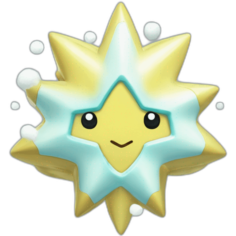 Pokemon Jirachi Badge Winter Slowflake GiftBox 2023 emoji