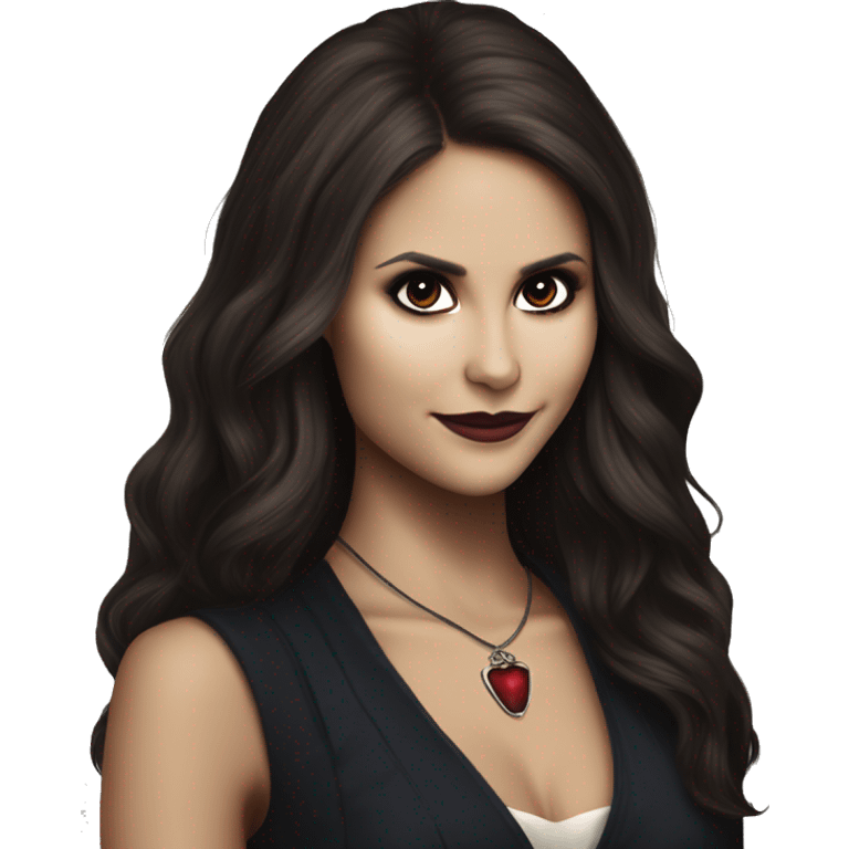 Nina dobrev as Katherine Pierce Vampire Diaries  emoji