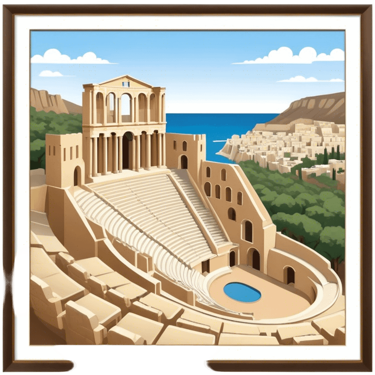 Cinematic Realistic Odeon of Herodes Atticus Emoji emoji