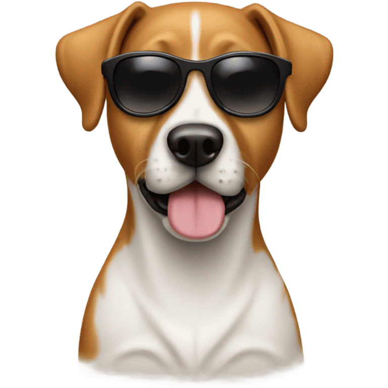 dog wearing sunglasses  emoji