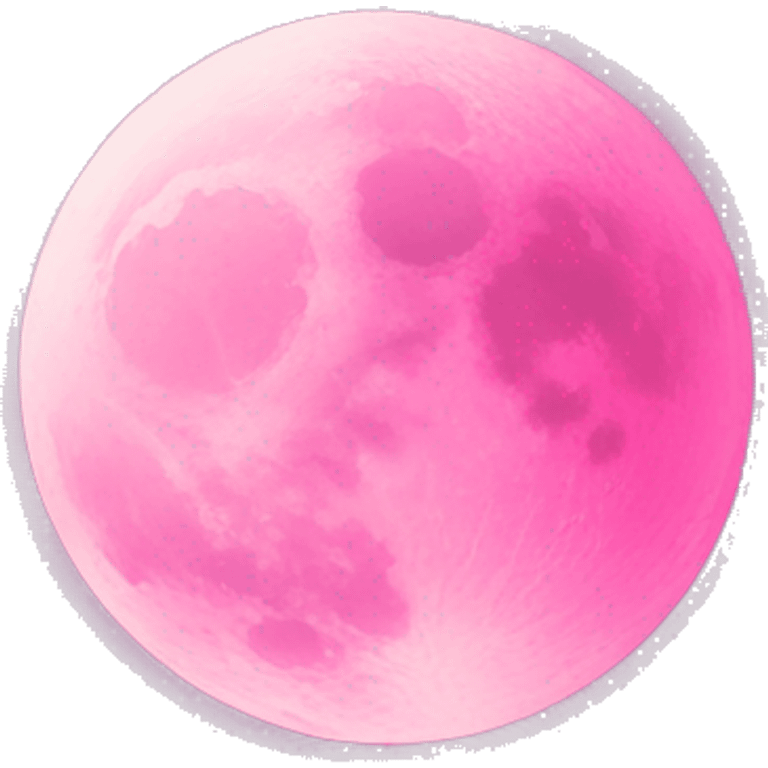 Reality Pink moon  emoji