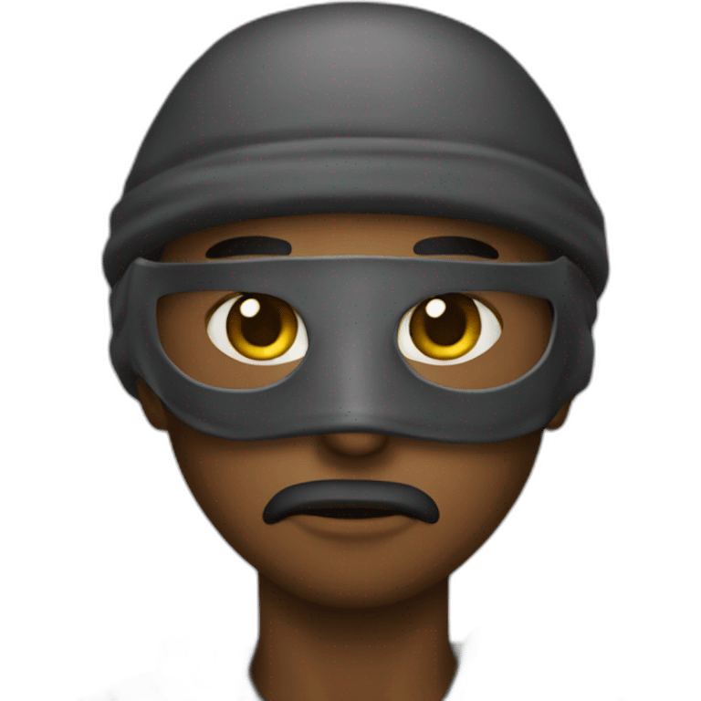 Bank robber emoji emoji