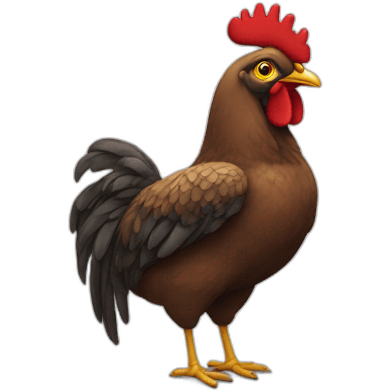 don pollo qui leve un doigt emoji