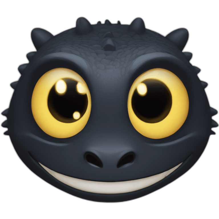 krokmou's face from film "How to Train Your Dragon" emoji