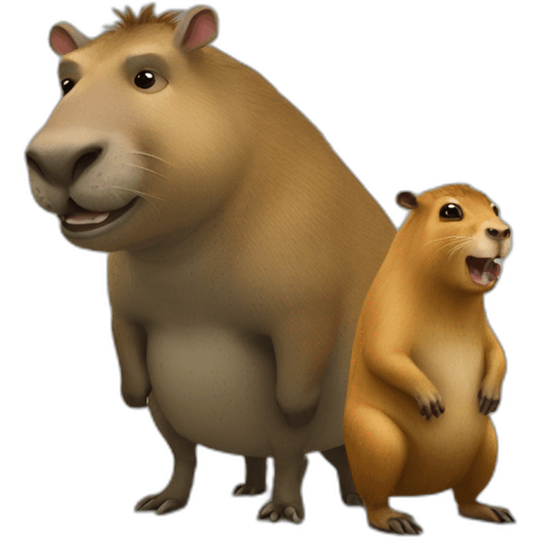 Shrek wilt an capybara emoji