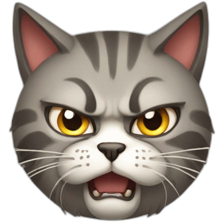 super angry cat emoji