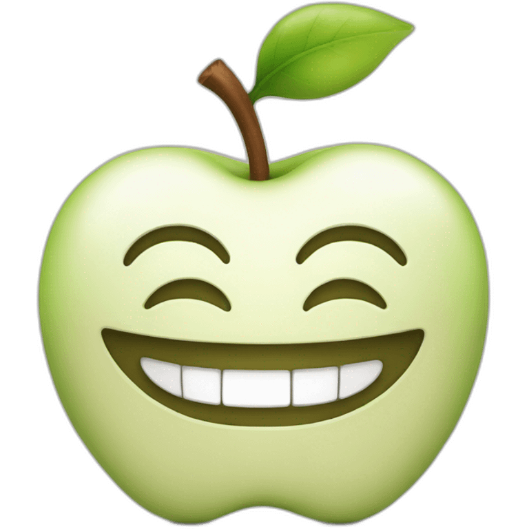 Apple who smile emoji