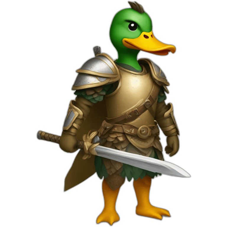 Duck warrior emoji